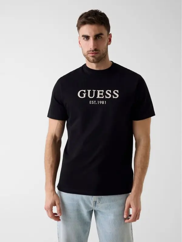 Guess Guess T-shirt 182676 Crna Classic Fit