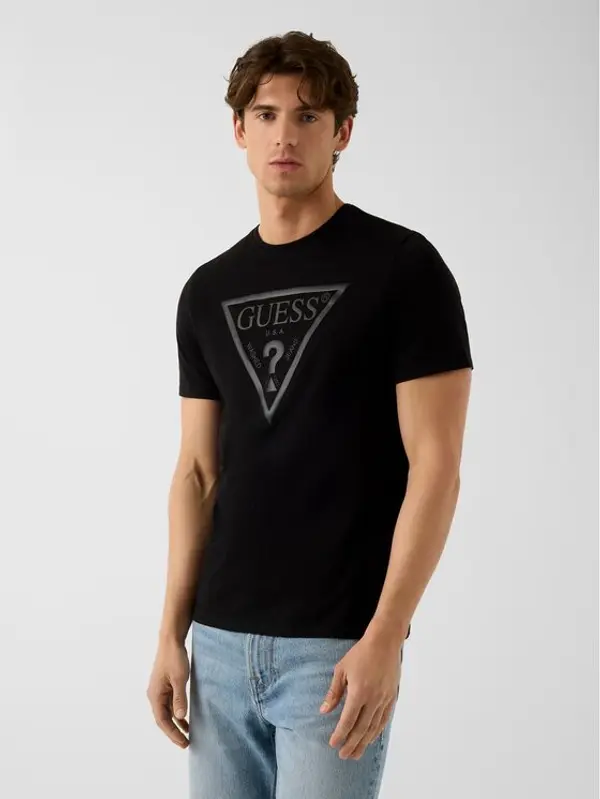 Guess Guess T-shirt 182680 Crna Classic Fit