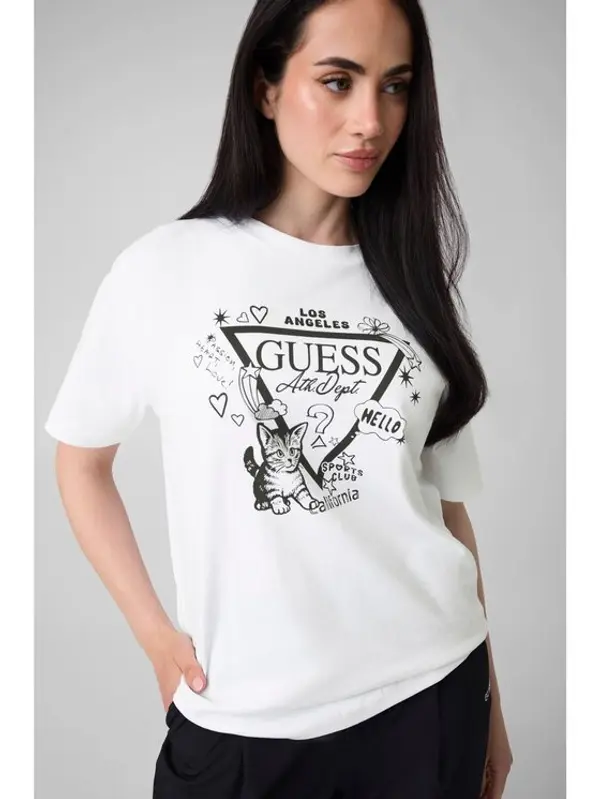 Guess Guess T-shirt 182753 Bijela Classic Fit
