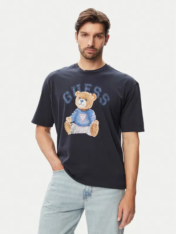 Guess Guess T-shirt 182885 Plava Classic Fit