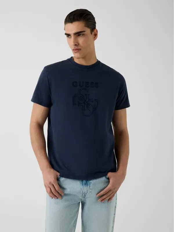 Guess Guess T-shirt 183046 Plava Classic Fit