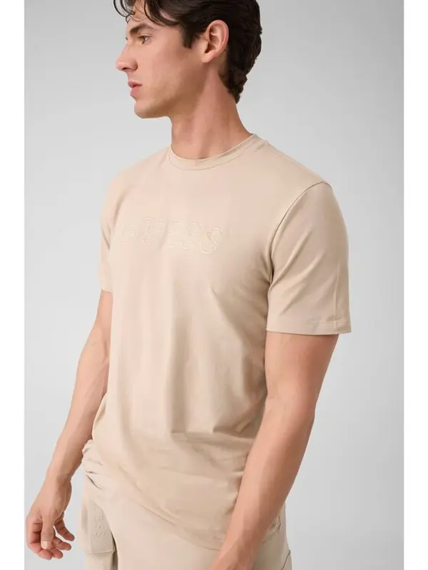 Guess Guess T-shirt 183088 Bež Classic Fit