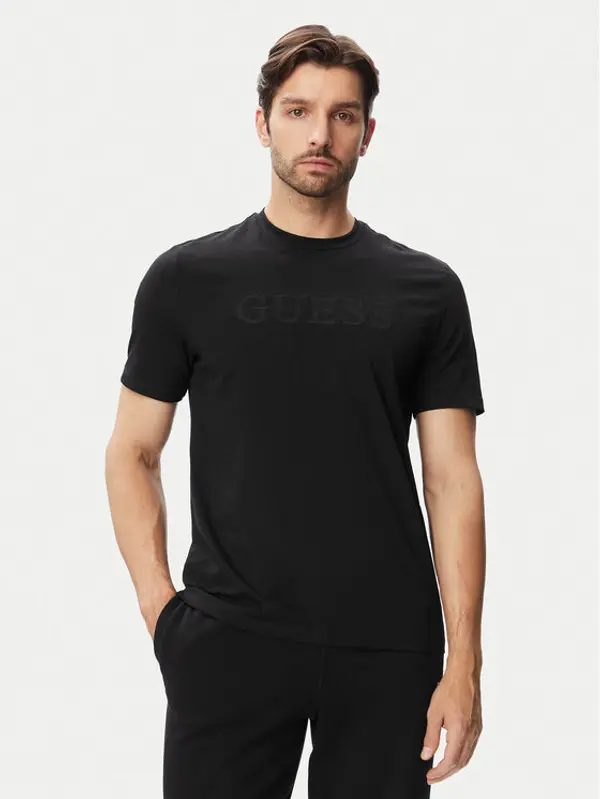Guess Guess T-shirt 183088 Crna Classic Fit