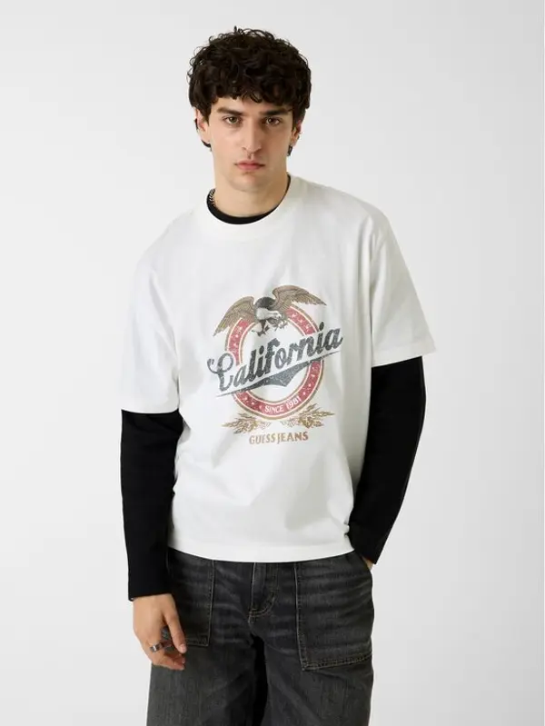 Guess Guess T-shirt 183251 Bijela Classic Fit