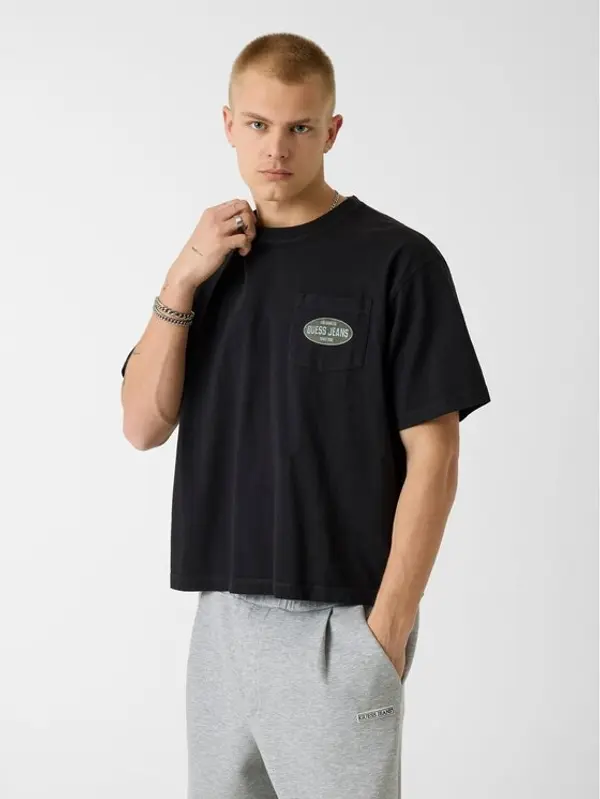 Guess Guess T-shirt 183252 Crna Classic Fit