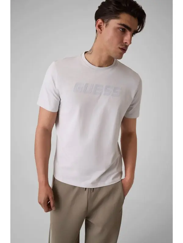 Guess Guess T-shirt 183446 Siva Classic Fit