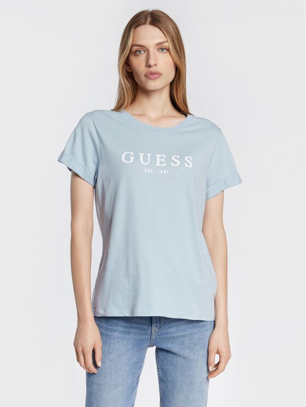 Guess Guess T-shirt 1981 W2BI68 K8G01 Plava Regular Fit