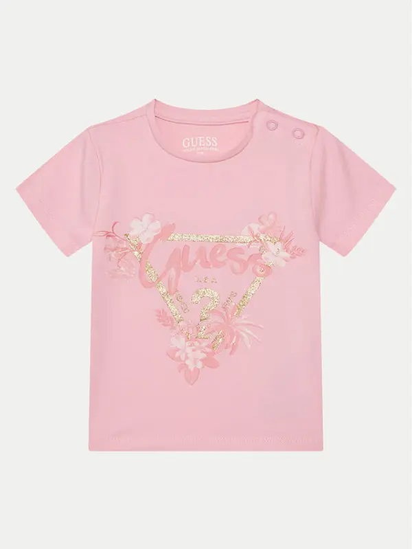 Guess Guess T-shirt A5GI03K6YW4 Ružičasta Regular Fit
