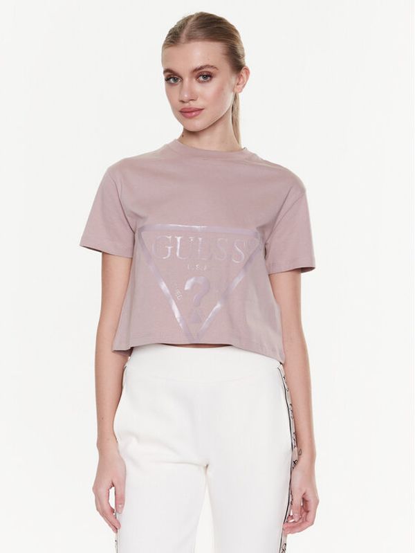 Guess Guess T-shirt Adele V2YI06 K8HM0 Ružičasta Boxy Fit