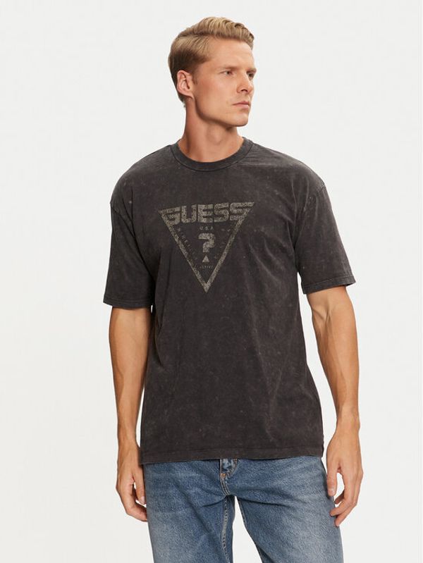 Guess Guess T-shirt Alioth Z4BI05 K8FQ4 Crna Regular Fit