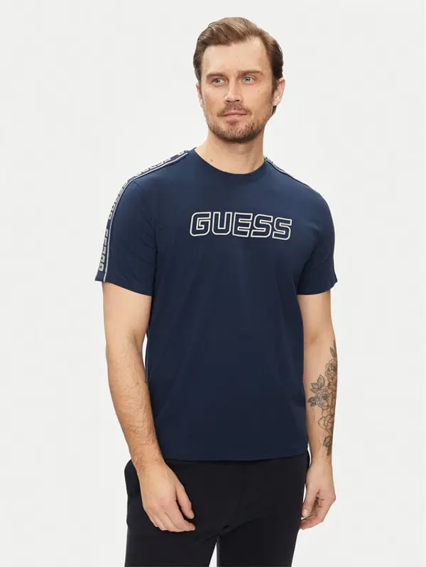 Guess Guess T-shirt Arlo Z4GI18 J1314 Plava Regular Fit