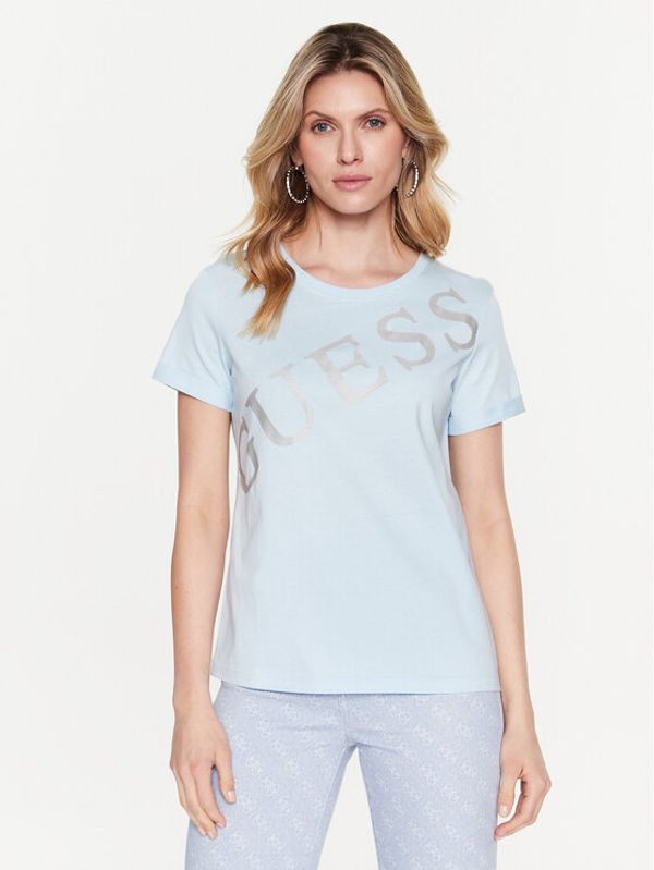 Guess Guess T-shirt Benita W3RI27 JA914 Plava Regular Fit