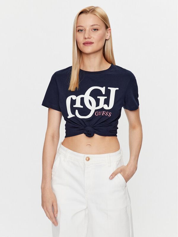 Guess Guess T-shirt Debora V3YI17 I3Z14 Tamnoplava Regular Fit