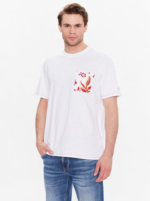 Guess Guess T-shirt F3GI04 K6XN4 Bijela Regular Fit