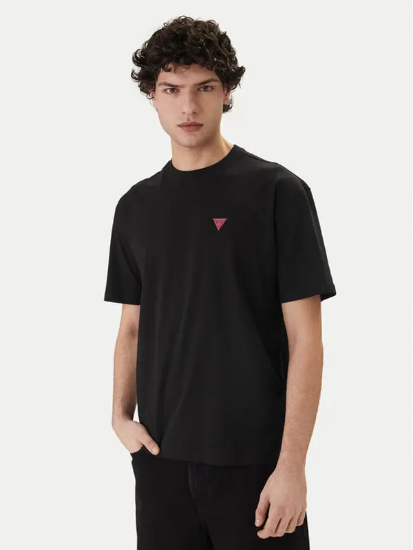 Guess Guess T-shirt F6GI11 K8HM4 Crna Regular Fit