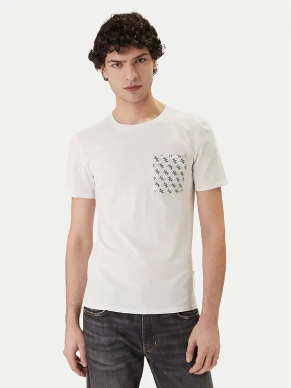 Guess Guess T-shirt F6GI12 K6XN4 Bijela Regular Fit