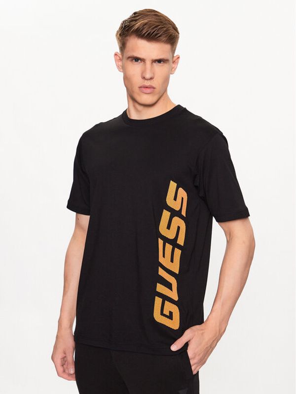Guess Guess T-shirt France Z3YI10 I3Z14 Crna Regular Fit