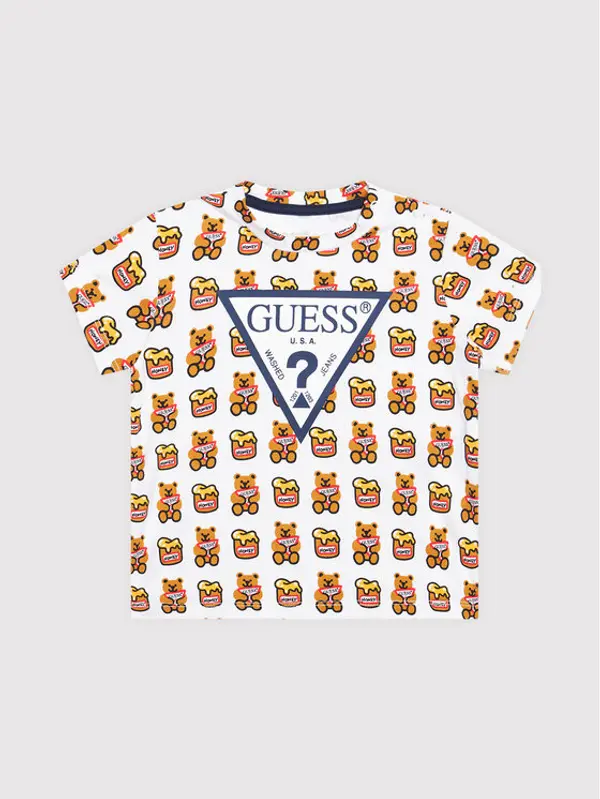 Guess Guess T-shirt H1YT00 K6YW1 Bijela Regular Fit