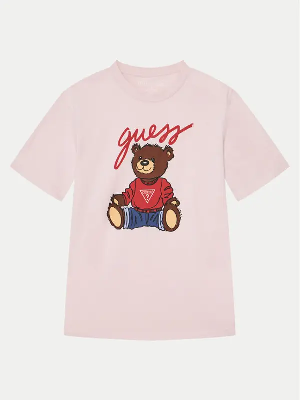 Guess Guess T-shirt H4BJ06 I3Z14 Ružičasta Regular Fit