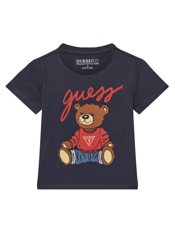 Guess Guess T-shirt H4BT01 I3Z14 Tamnoplava Regular Fit
