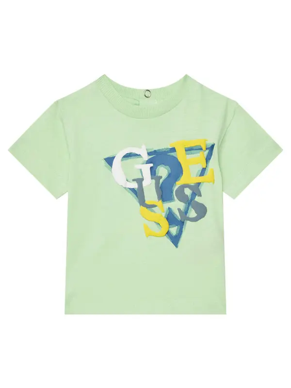 Guess Guess T-shirt I5GI01 K8HM4 Zelena Regular Fit