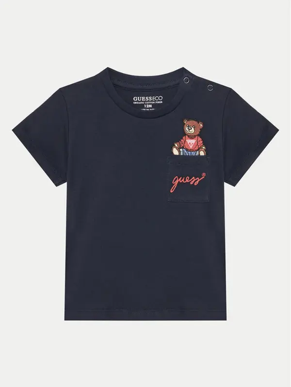 Guess Guess T-shirt I5RI03 I3Z14 Tamnoplava Regular Fit