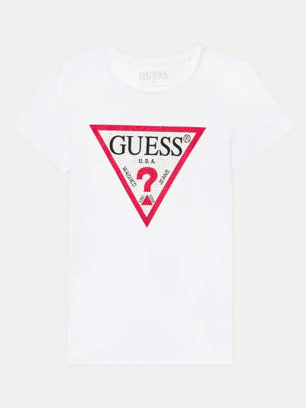 Guess Guess T-shirt J2YI51 K6YW1 Bijela Regular Fit
