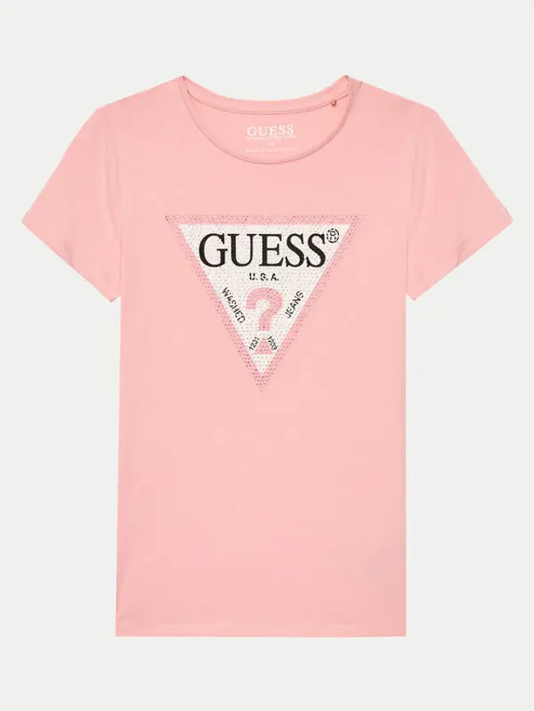 Guess Guess T-shirt J2YI51 K6YW1 Ružičasta Regular Fit