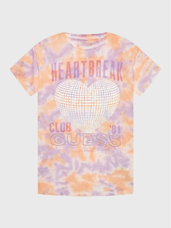 Guess Guess T-shirt J3RI12 K6YW3 Šarena Regular Fit