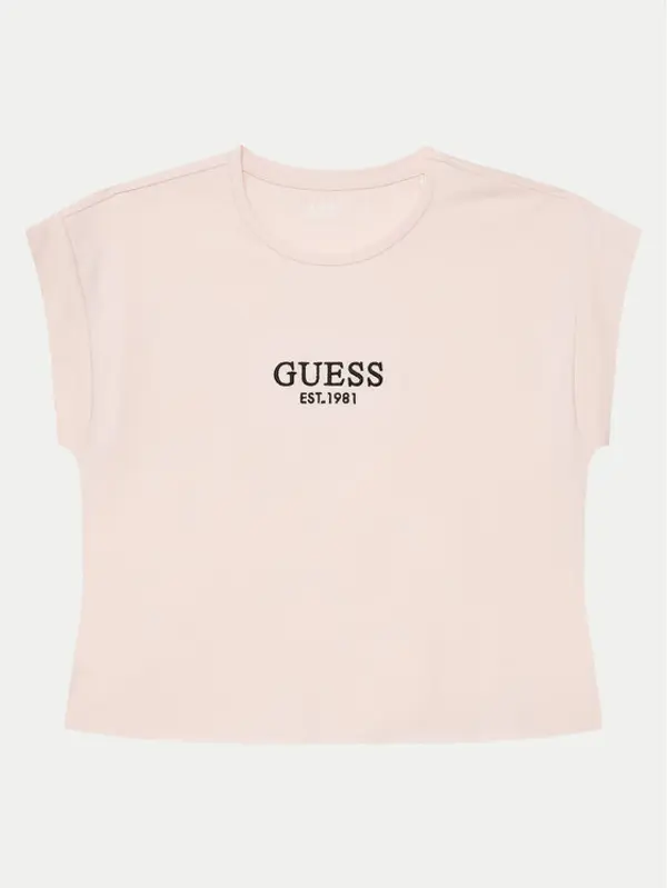 Guess Guess T-shirt J4BI34 J1314 Ružičasta Boxy Fit