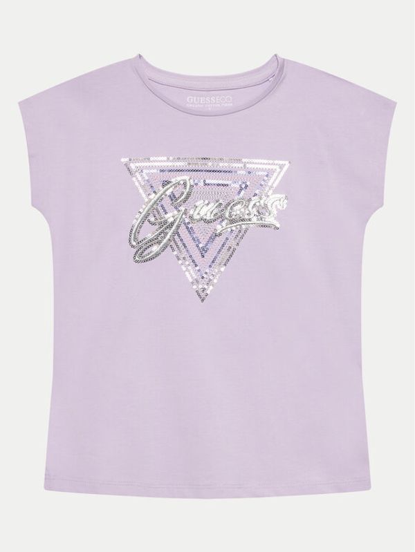 Guess Guess T-shirt J4GI21 K6YW4 Ljubičasta Boxy Fit