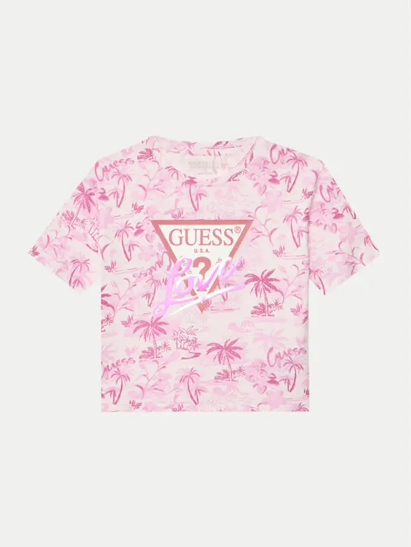 Guess Guess T-shirt J5GI10 K6YW4 Ružičasta Regular Fit