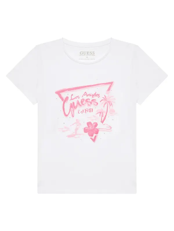 Guess Guess T-shirt J5GI30 K6YW4 Bijela Regular Fit