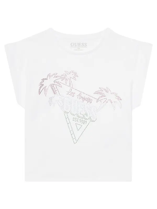 Guess Guess T-shirt J5GI32 K8HM4 Bijela Regular Fit