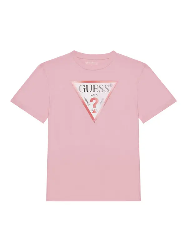Guess Guess T-shirt J5GI34 K6YW4 Ružičasta Oversize