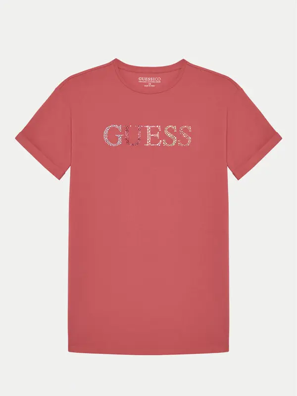 Guess Guess T-shirt J5GI38 J1314 Narančasta Regular Fit