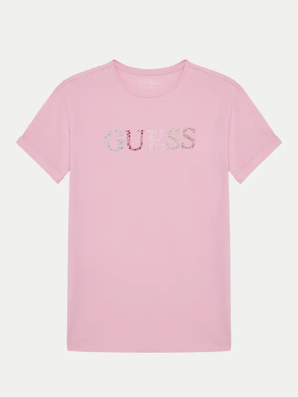 Guess Guess T-shirt J5GI38 J1314 Ružičasta Regular Fit