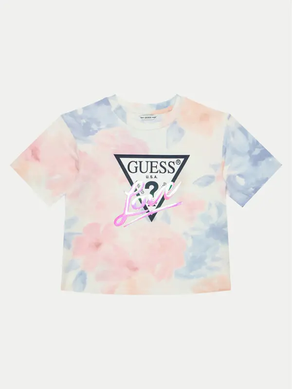 Guess Guess T-shirt J5RI05 K6YW4 Šarena Boxy Fit