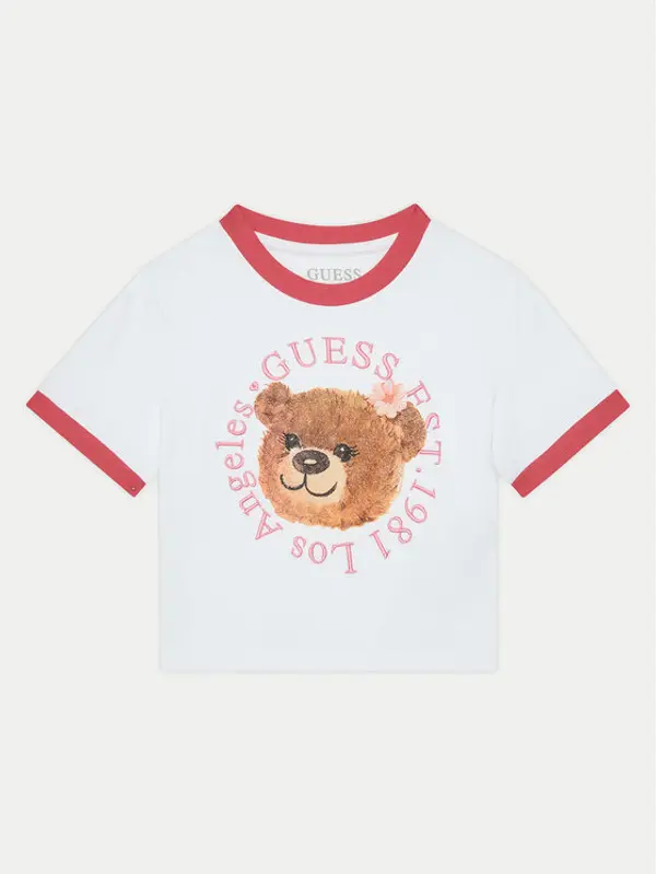 Guess Guess T-shirt J5RI41 K6YW4 Bijela Regular Fit