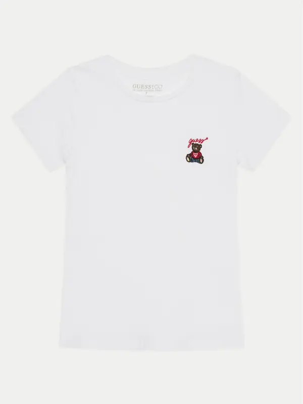 Guess Guess T-shirt J5RI44 J1314 Bijela Regular Fit