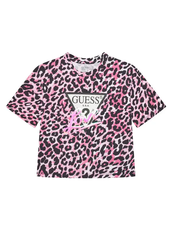 Guess Guess T-shirt J5YI07 K6YW4 Ružičasta Regular Fit