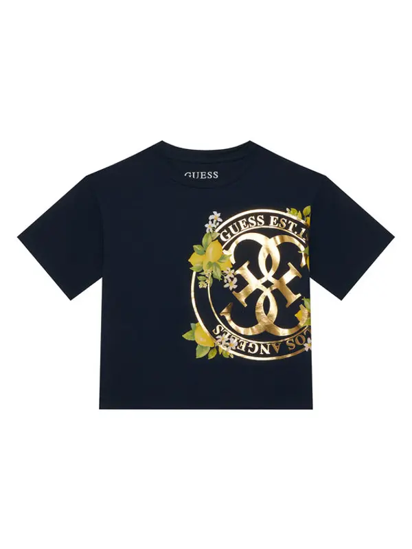 Guess Guess T-shirt J6GI00 K6YW4 Tamnoplava Regular Fit
