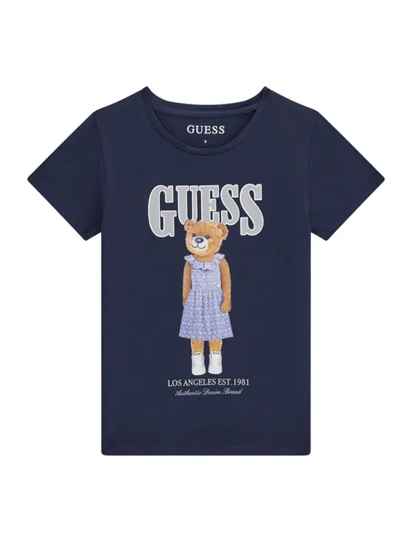 Guess Guess T-shirt J6GI04 K6YW4 Tamnoplava Regular Fit