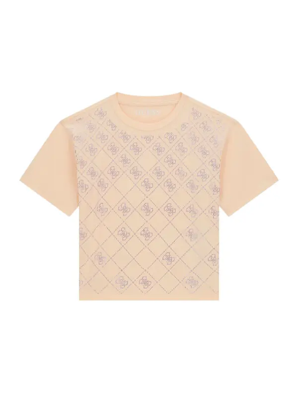 Guess Guess T-shirt J6GI05 K6YW4 Svijetlo narančasta Boxy Fit