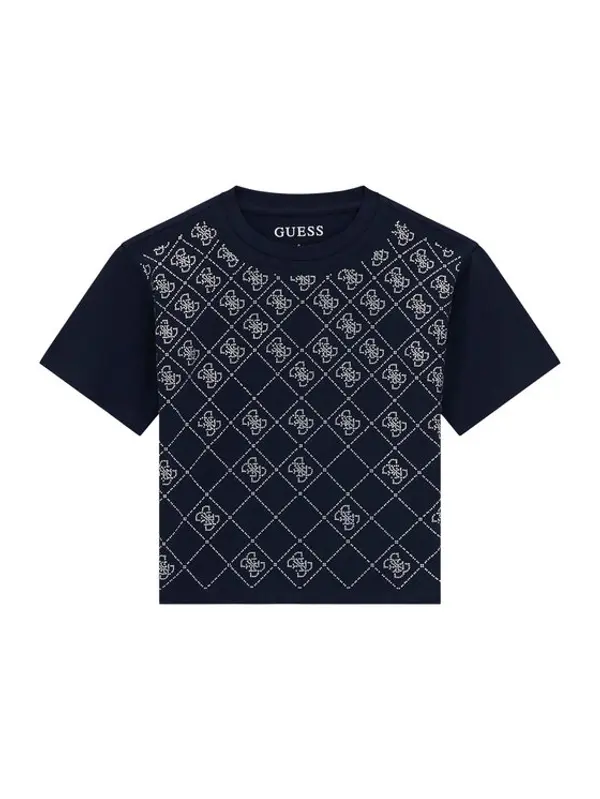 Guess Guess T-shirt J6GI05 K6YW4 Tamnoplava Boxy Fit