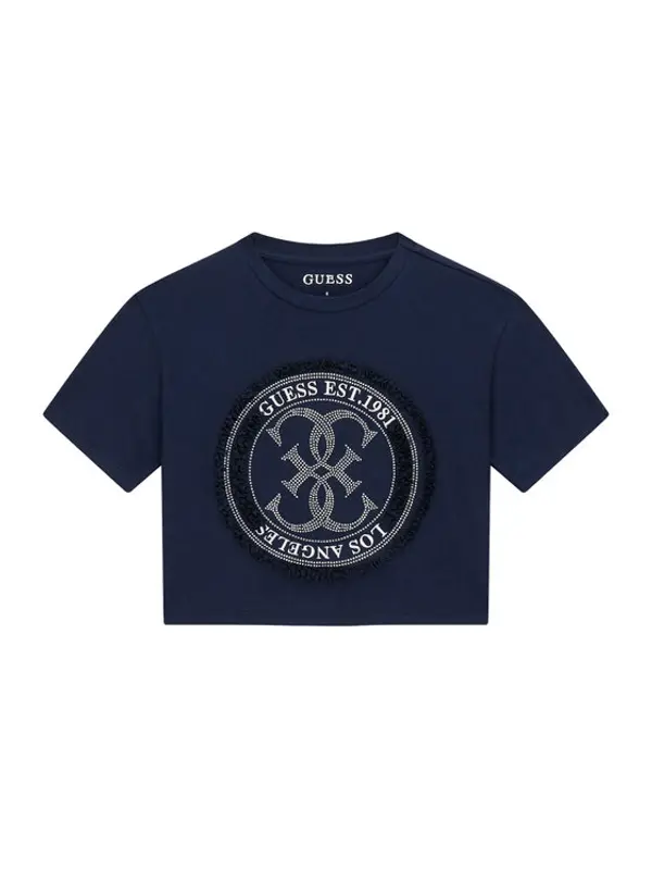 Guess Guess T-shirt J6GI07 K6YW4 Tamnoplava Relaxed Fit