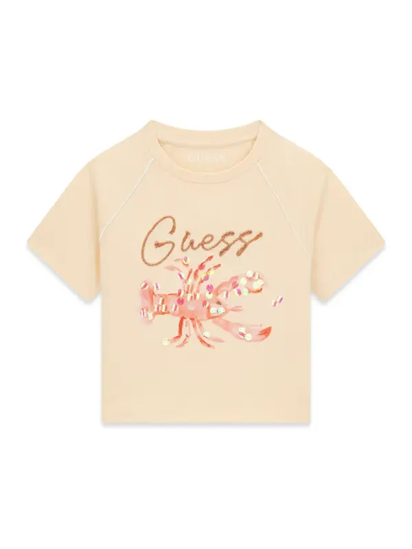 Guess Guess T-shirt J6GI08 K8HM4 Svijetlo narančasta Regular Fit