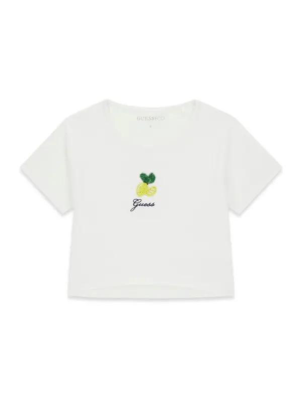 Guess Guess T-shirt J6GI10 K6YW4 Bijela Relaxed Fit