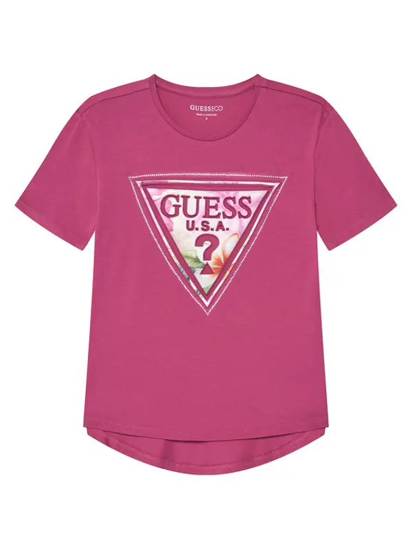 Guess Guess T-shirt J6GI13 K6YW4 Ružičasta Relaxed Fit