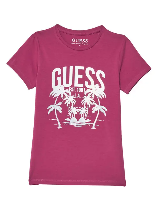 Guess Guess T-shirt J6GI14 K6YW4 Ružičasta Regular Fit